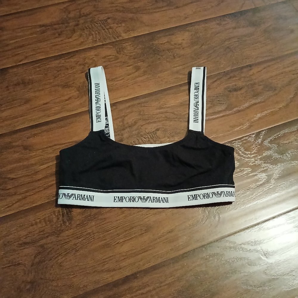 Emporio Armani Visibly Cotton Bralette *never worn*